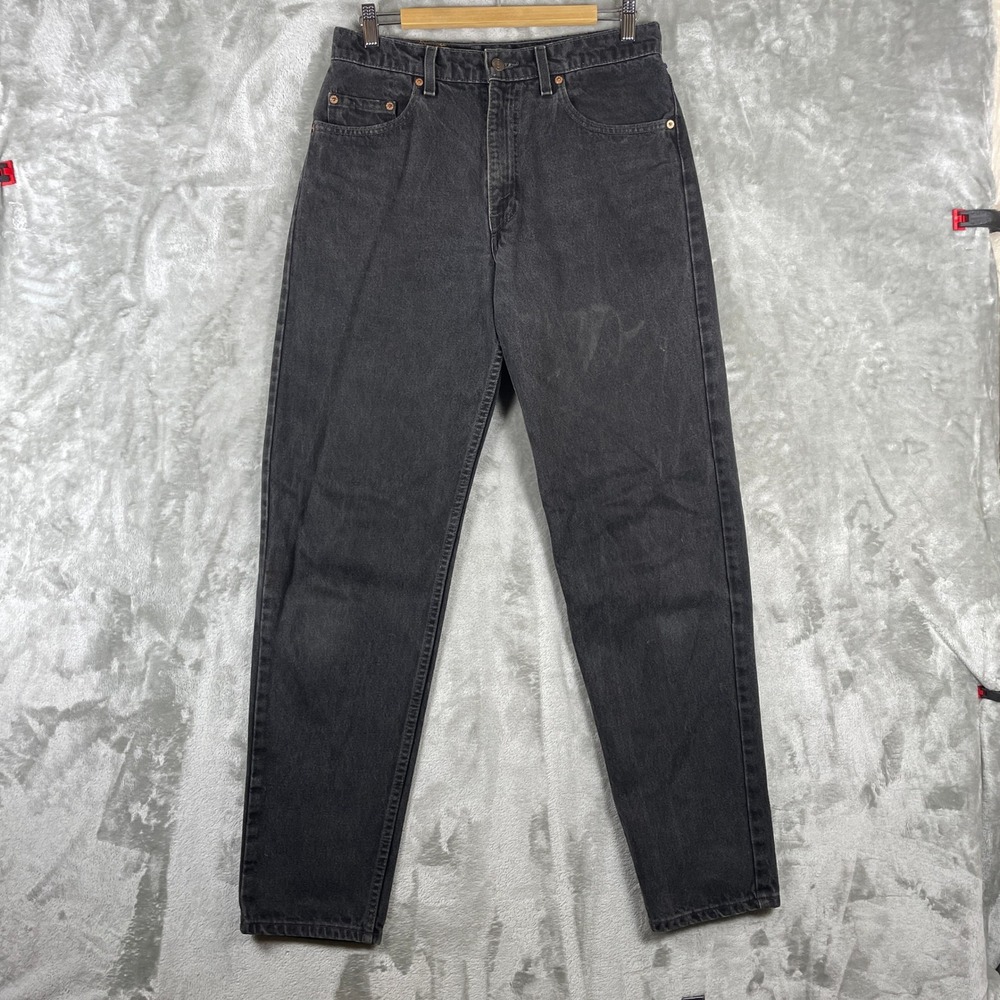 Vintage Levi 550 Jeans Mens 33x34 fits 31x33 Black Relaxed Fit Tapered Leg USA